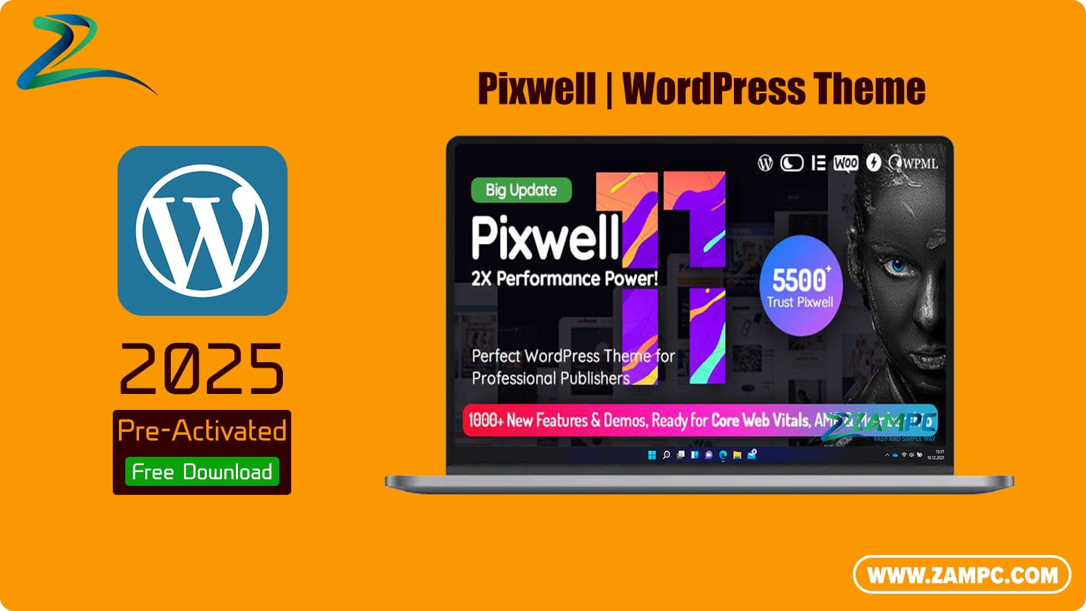 Pixwell WordPress Theme ZamPC