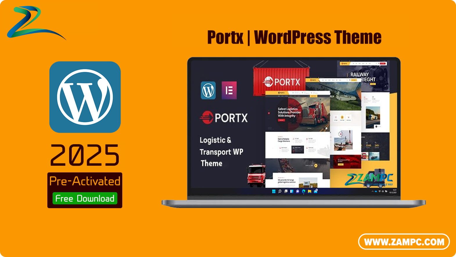Portx WordPress Theme ZamPC