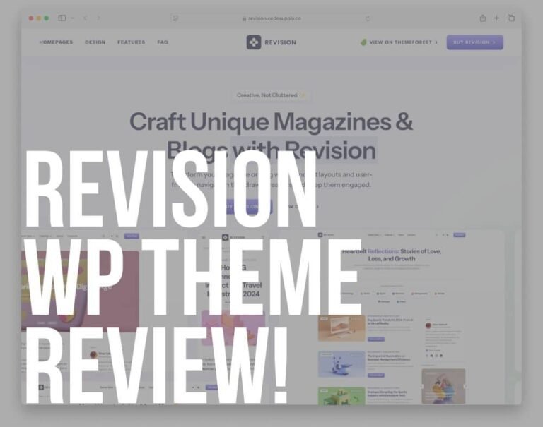 Revision WordPress Theme