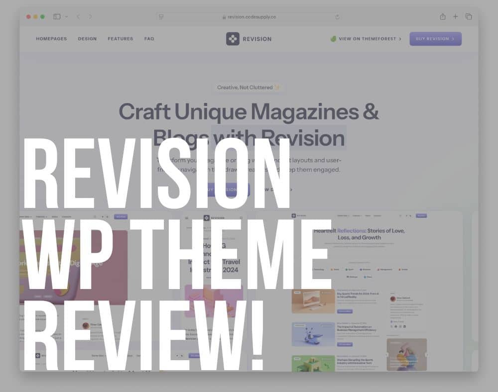 Revision WordPress Theme