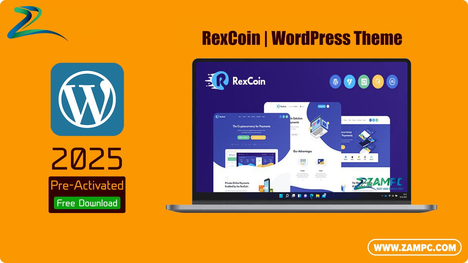 RexCoin WordPress Plugin ZamPC