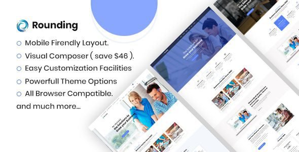 Rounding WordPress Theme ZamPC Icon