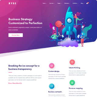 Ryse WordPress Theme