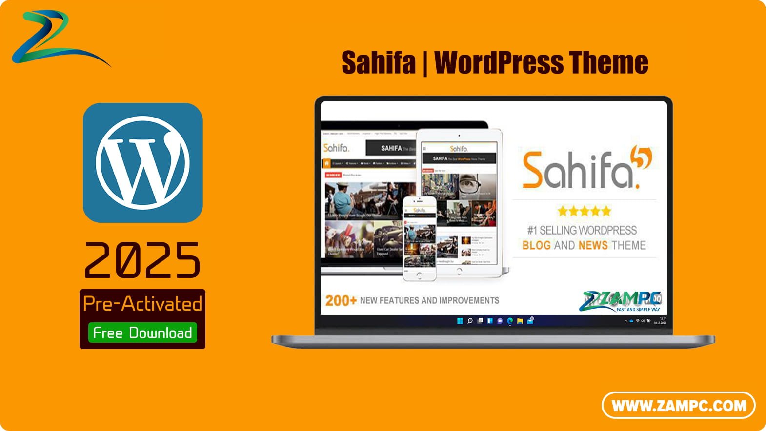 Sahifa WordPress Theme ZamPC