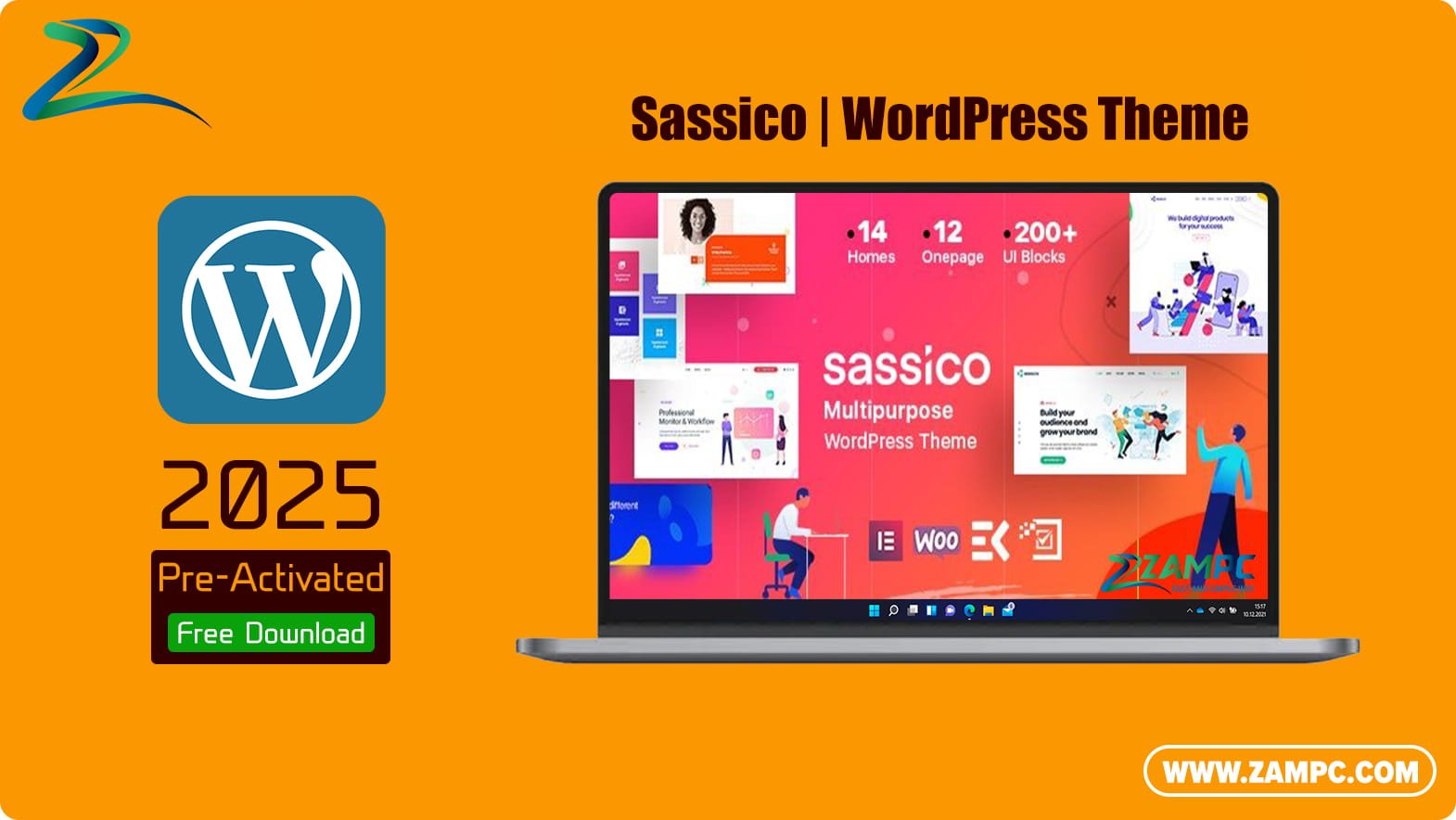 Sassico WordPress Theme ZamPC