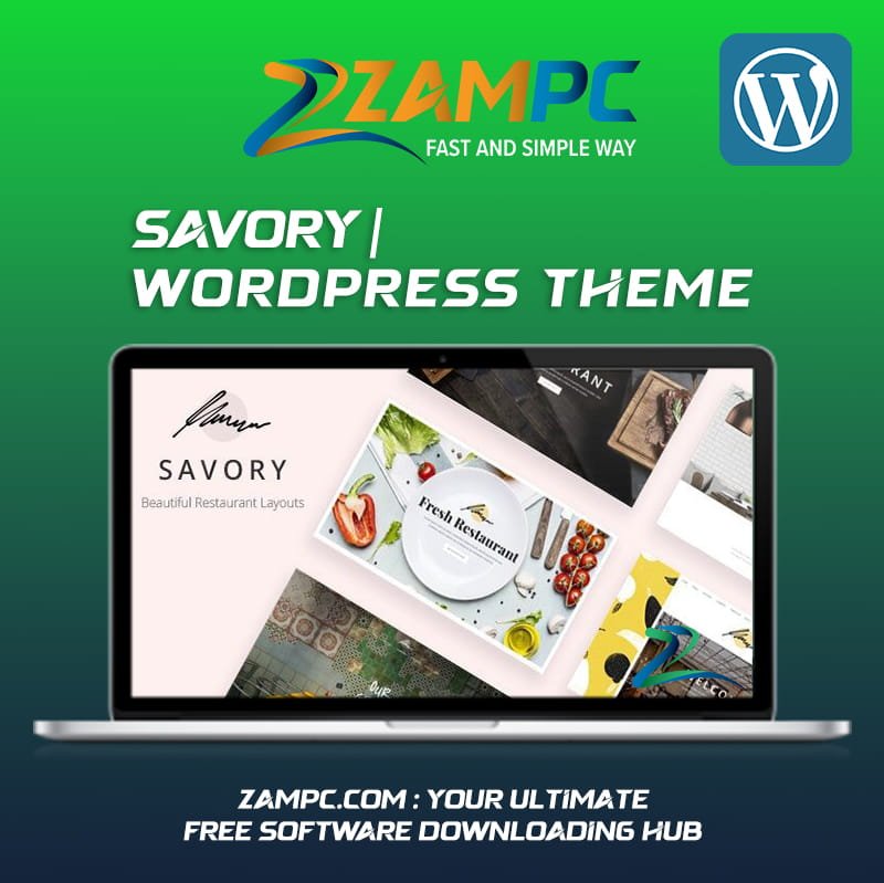 Savory WordPress Theme ZamPC