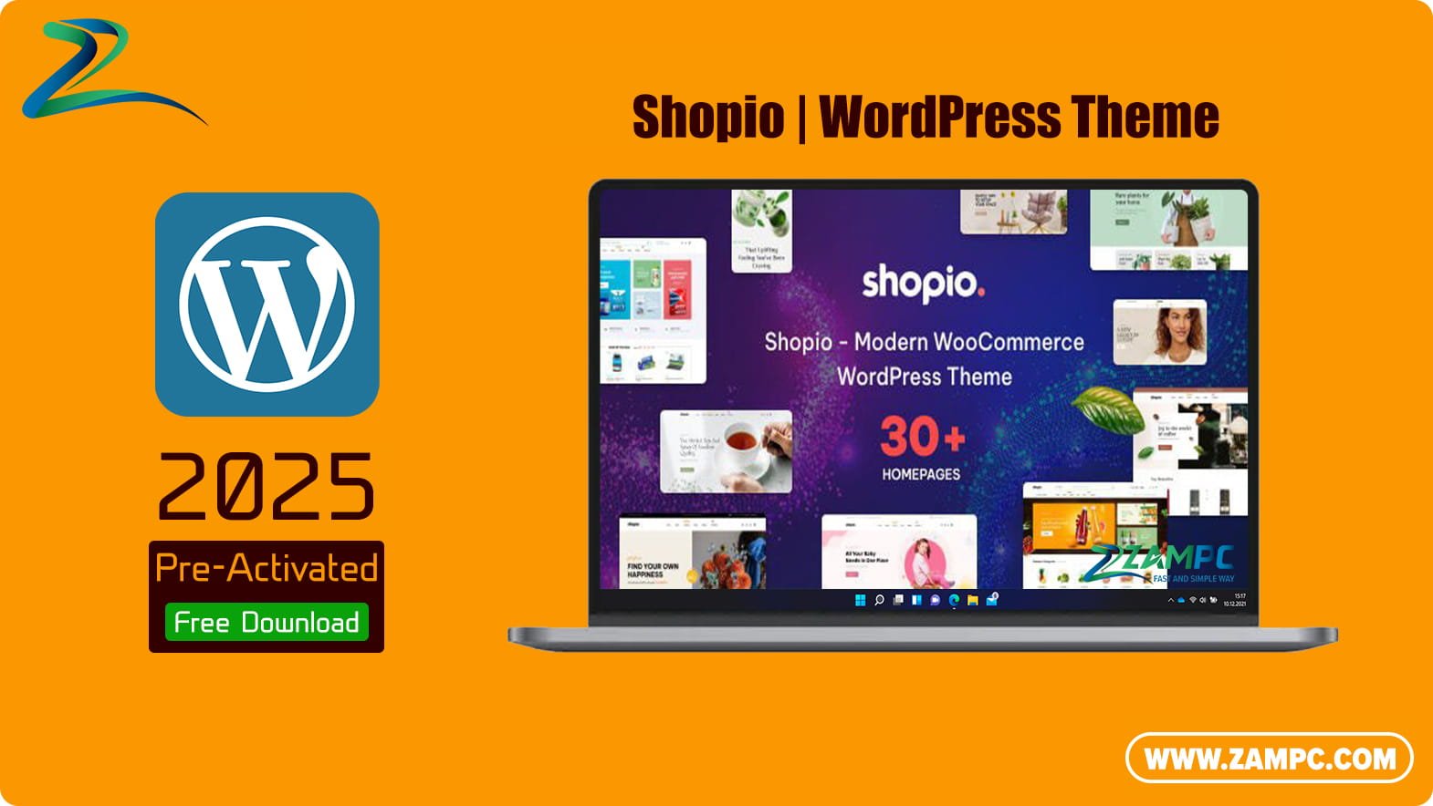 Shopio WordPress Theme ZamPC