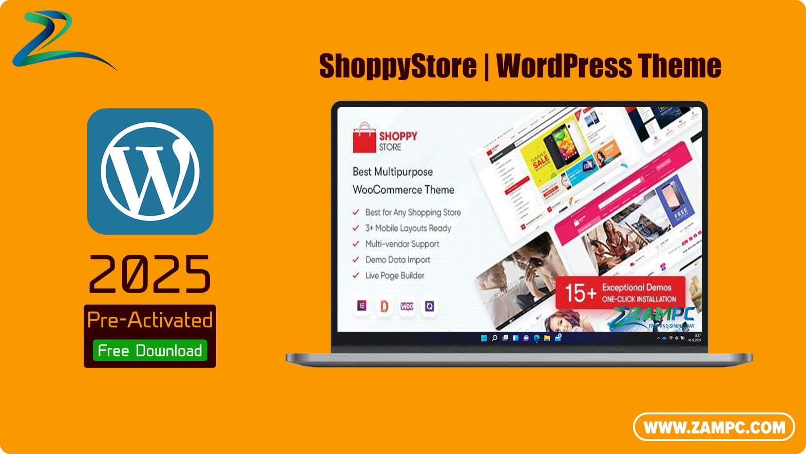 ShoppyStore WordPress Theme ZamPC