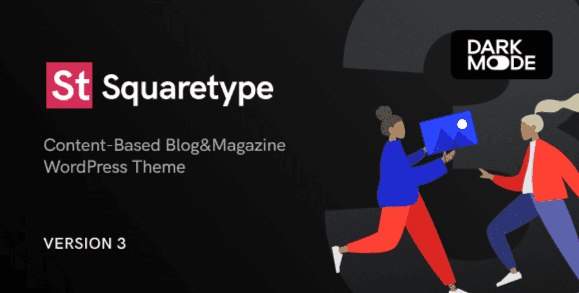 Squaretype WordPress Theme ZamPC