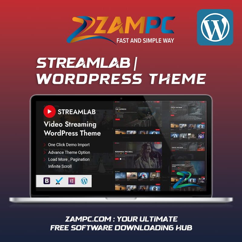 Streamlab WordPress Theme ZamPC