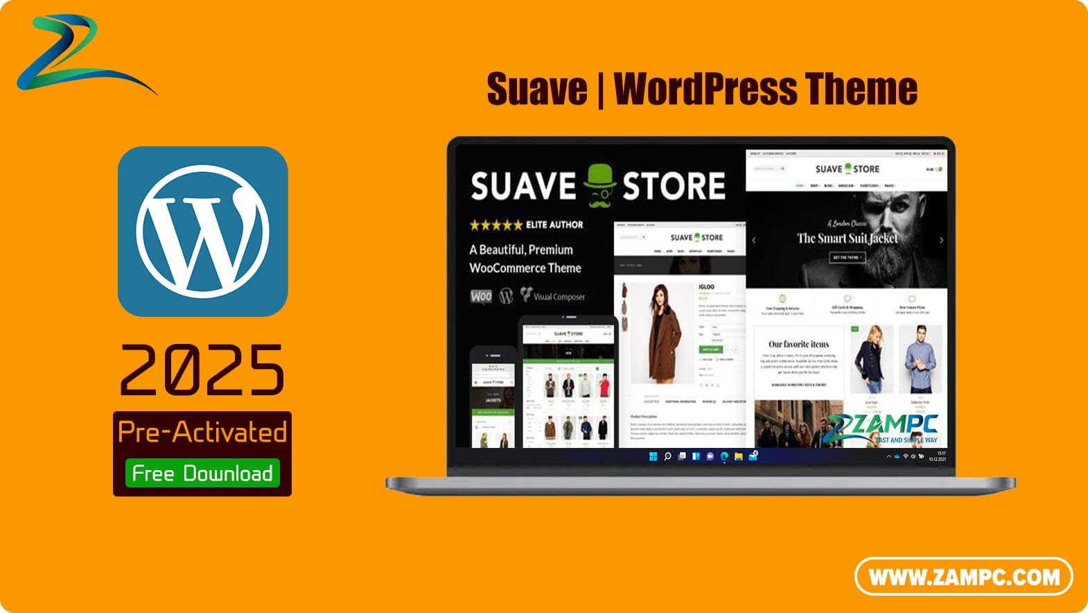 Suave WordPress Theme ZamPC