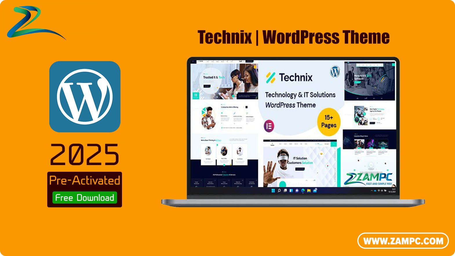 Technix WordPress Theme ZamPC