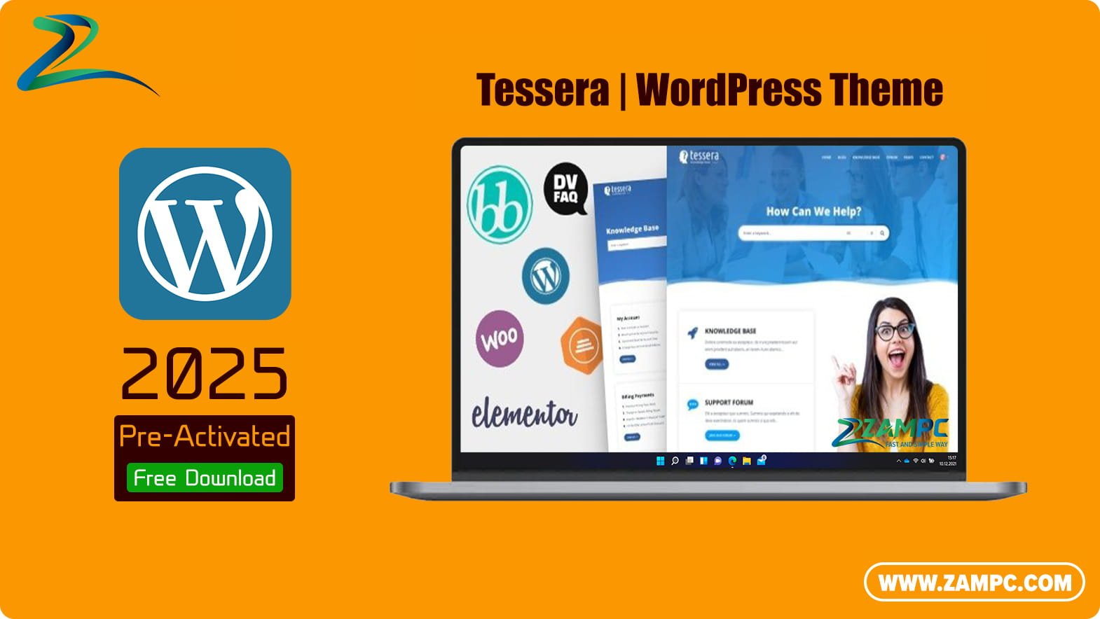 Tessera WordPress Theme ZamPC