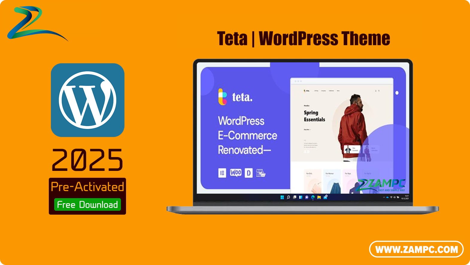 Teta WordPress Theme ZamPC