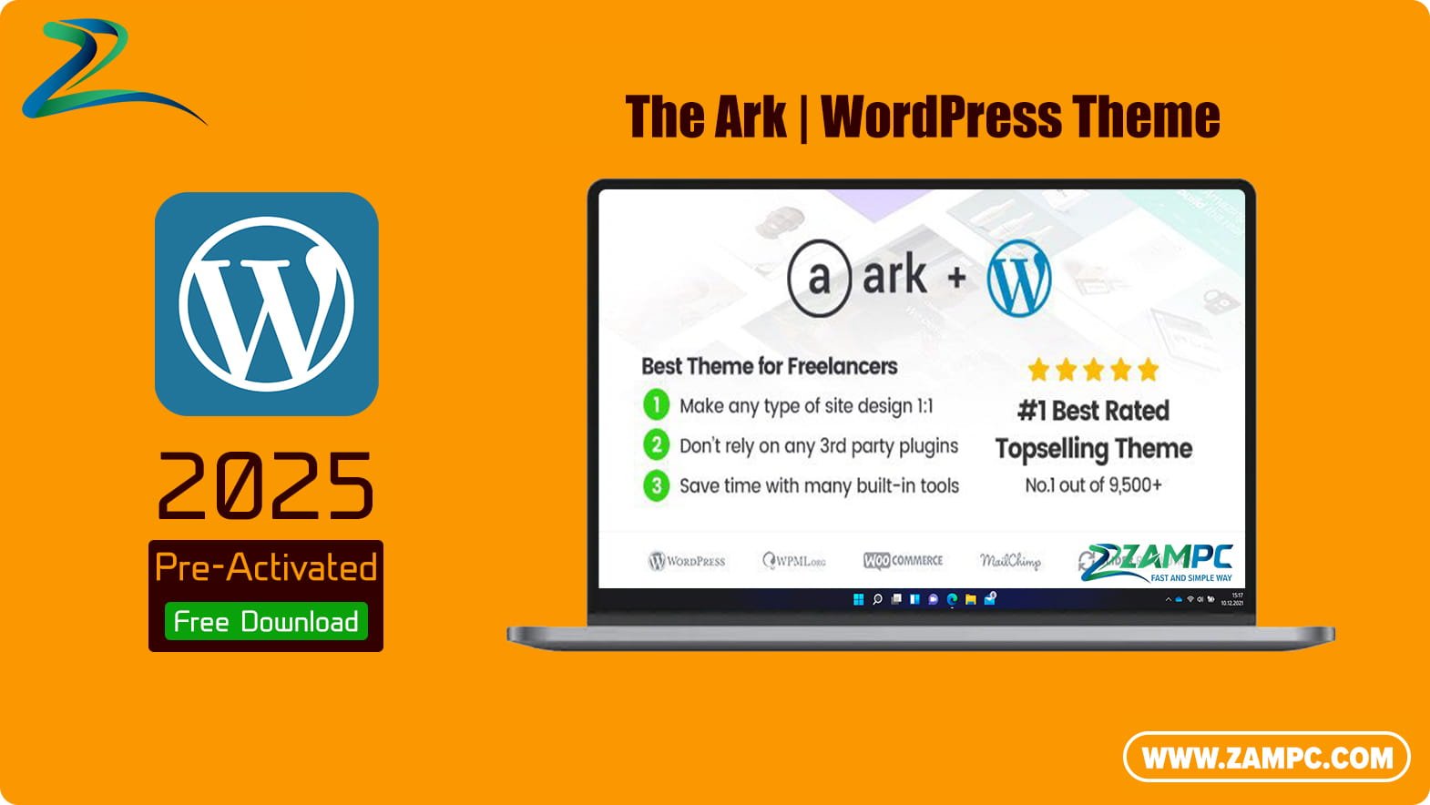 The Ark WordPress Theme ZamPC