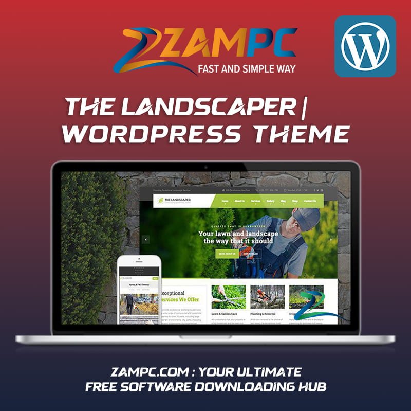 The Landscaper WordPress Theme ZamPC