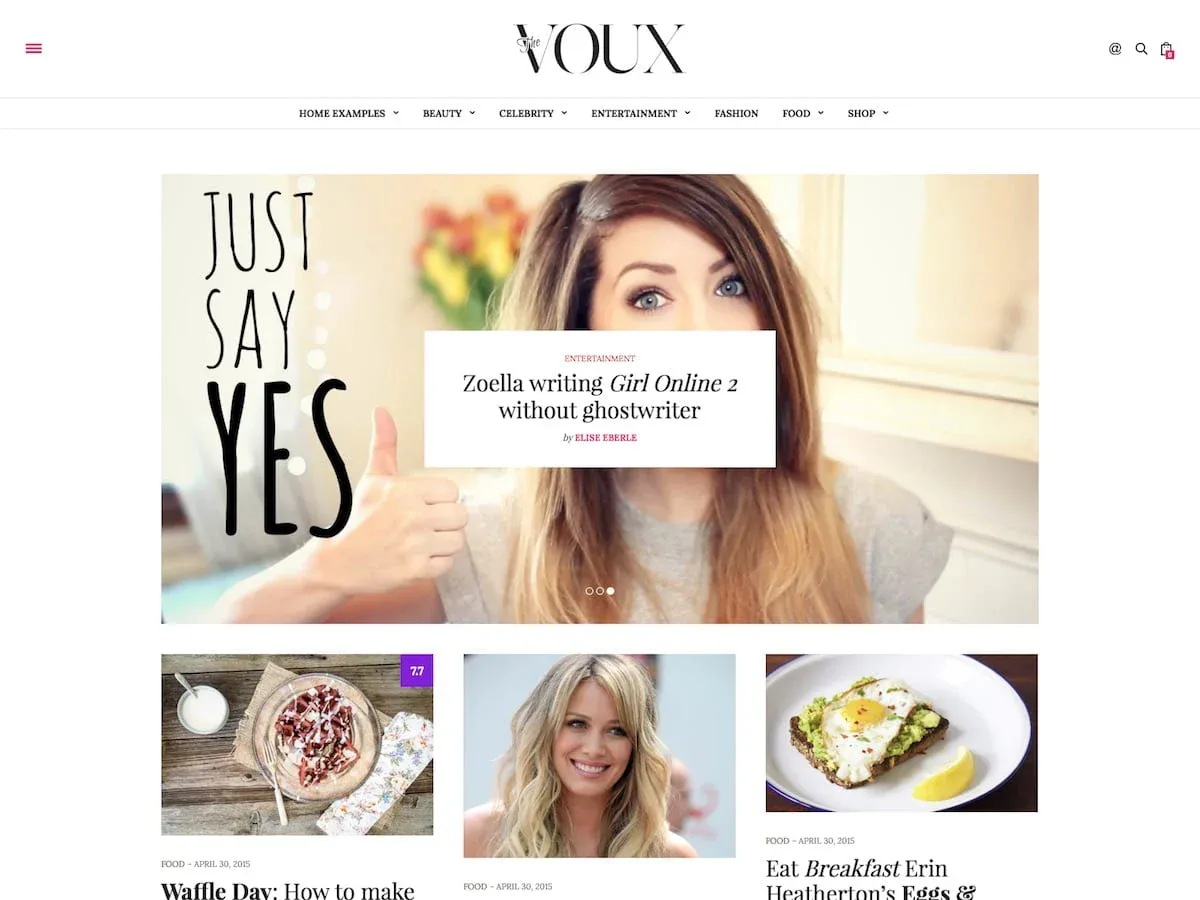 The Voux WordPress Theme Logo