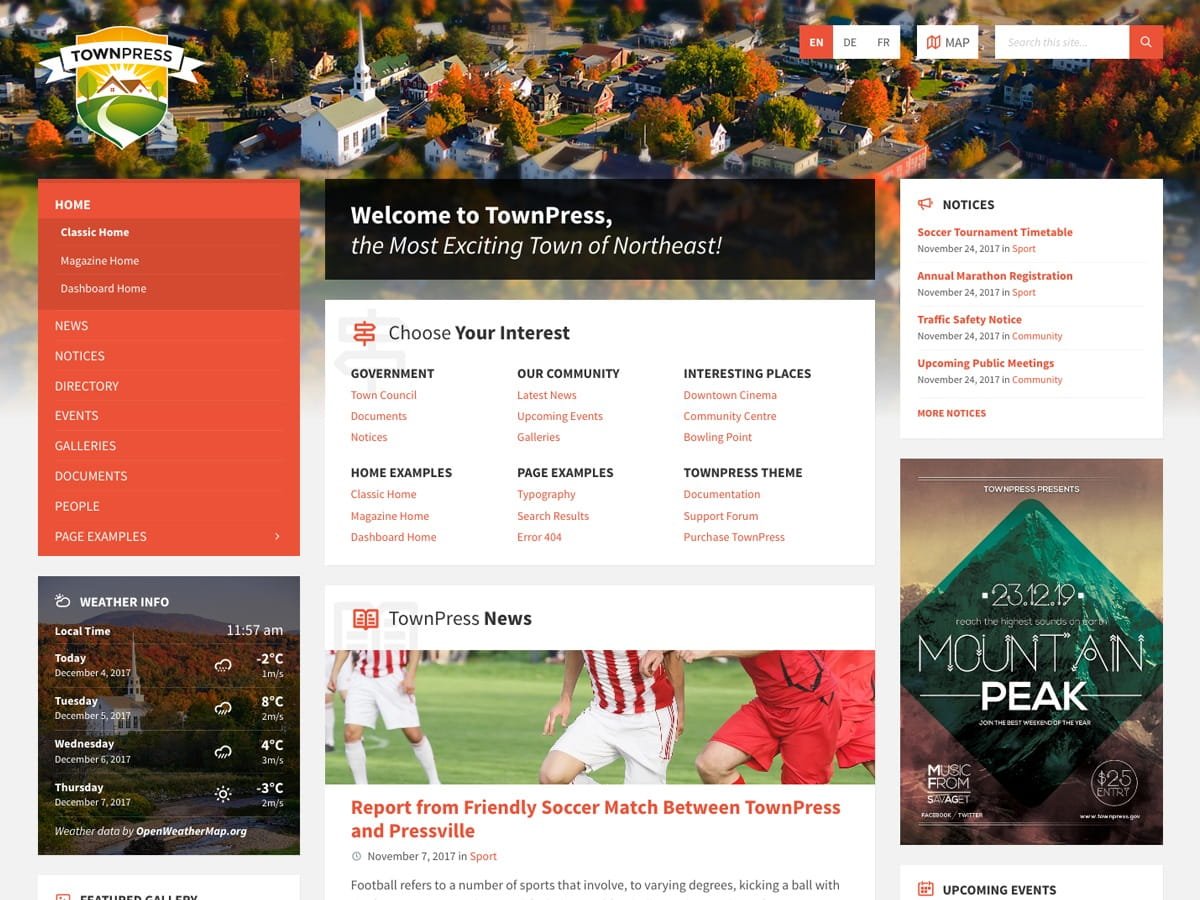 TownPress WordPress Theme ZamPC Icon
