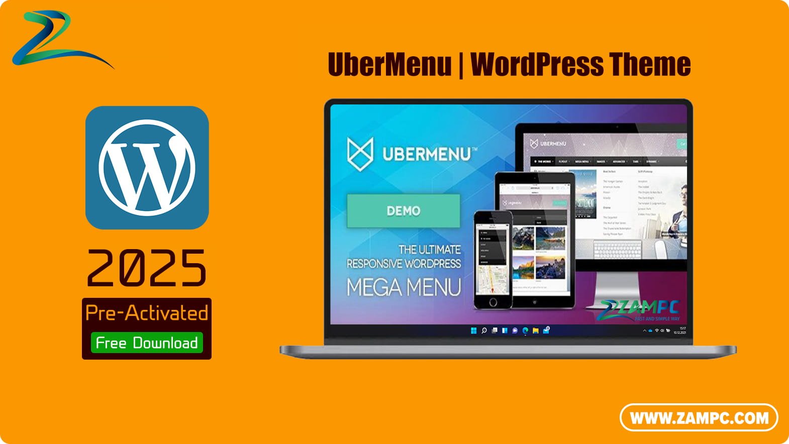 UberMenu WordPress Theme ZamPC