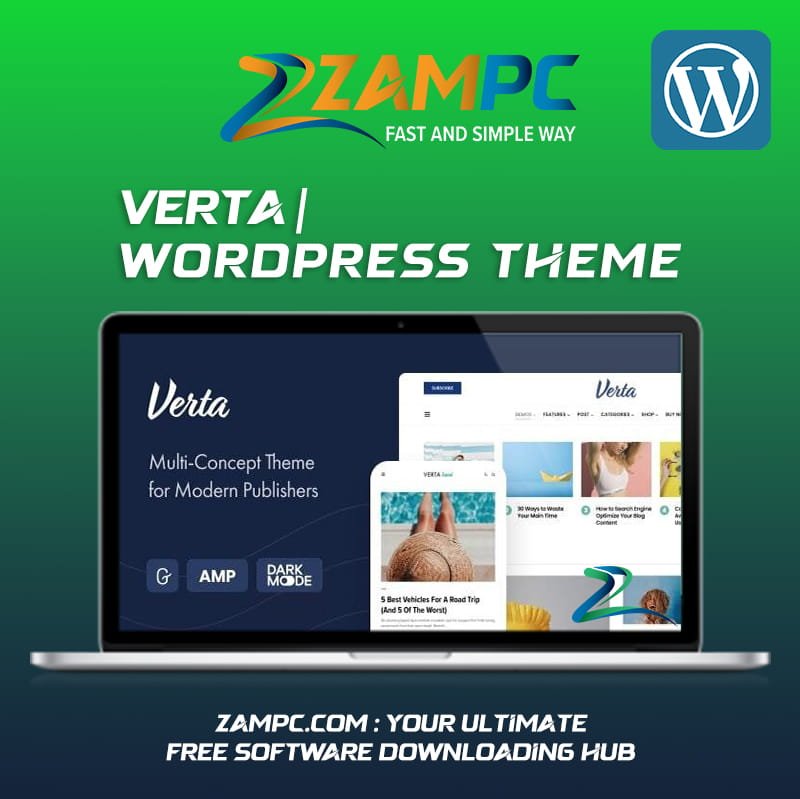 Verta WordPress Theme ZamPC