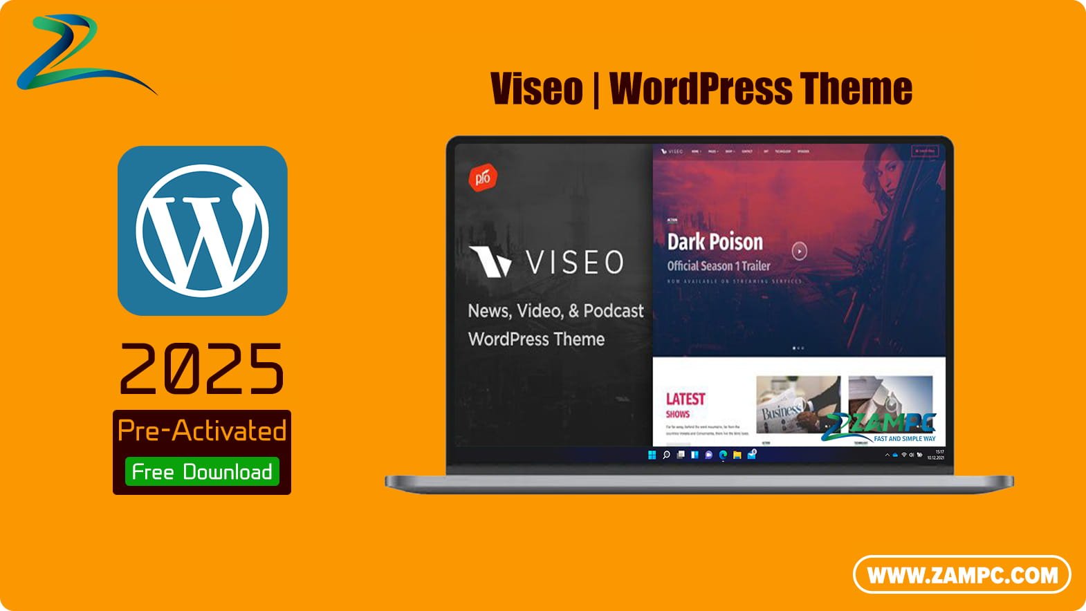 Viseo WordPress Theme ZamPC