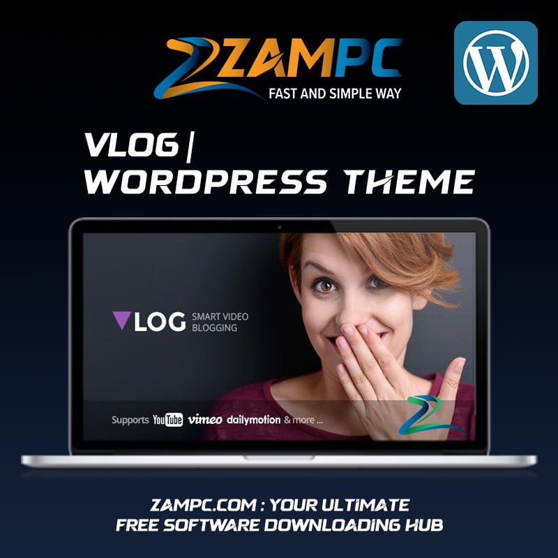 Vlog WordPress Theme ZamPC