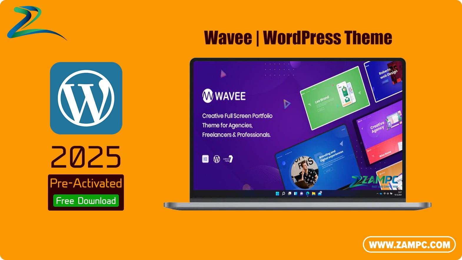 Wavee WordPress Theme ZamPC