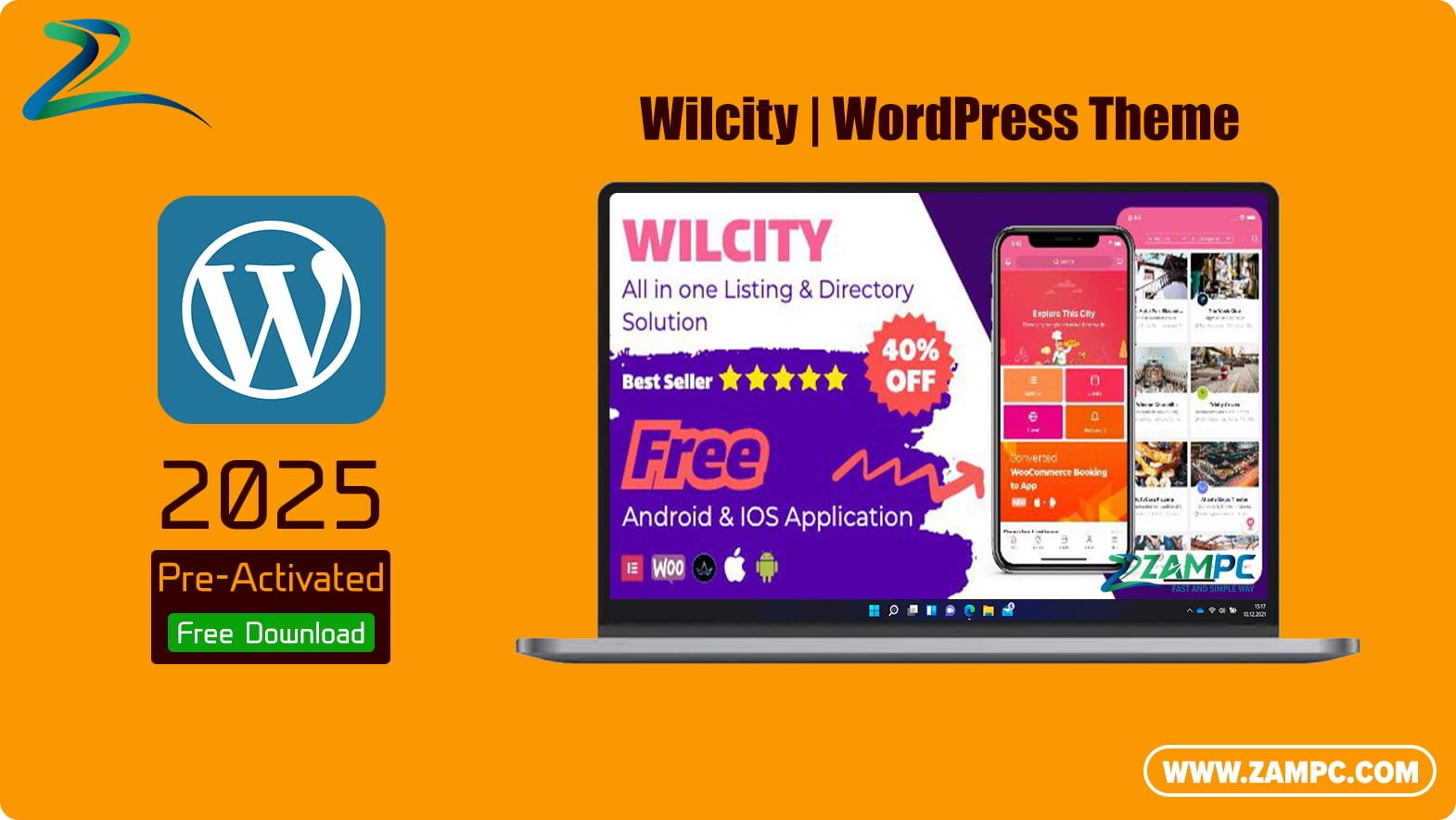 Wilcity WordPress Theme ZamPC