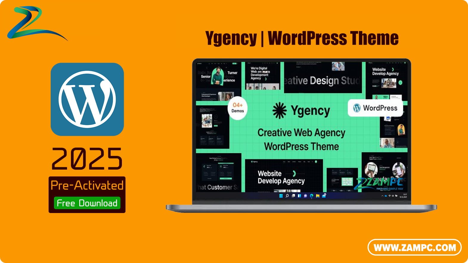 Ygency WordPress Theme ZamPC