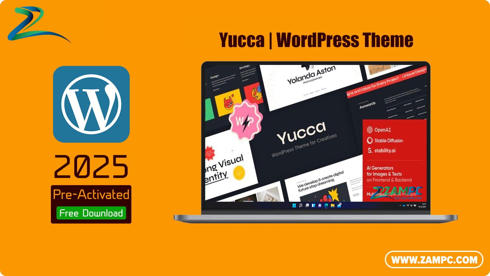 Yucca WordPress Theme ZamPC