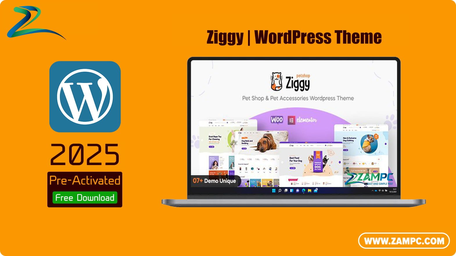 Ziggy WordPress Theme ZamPC