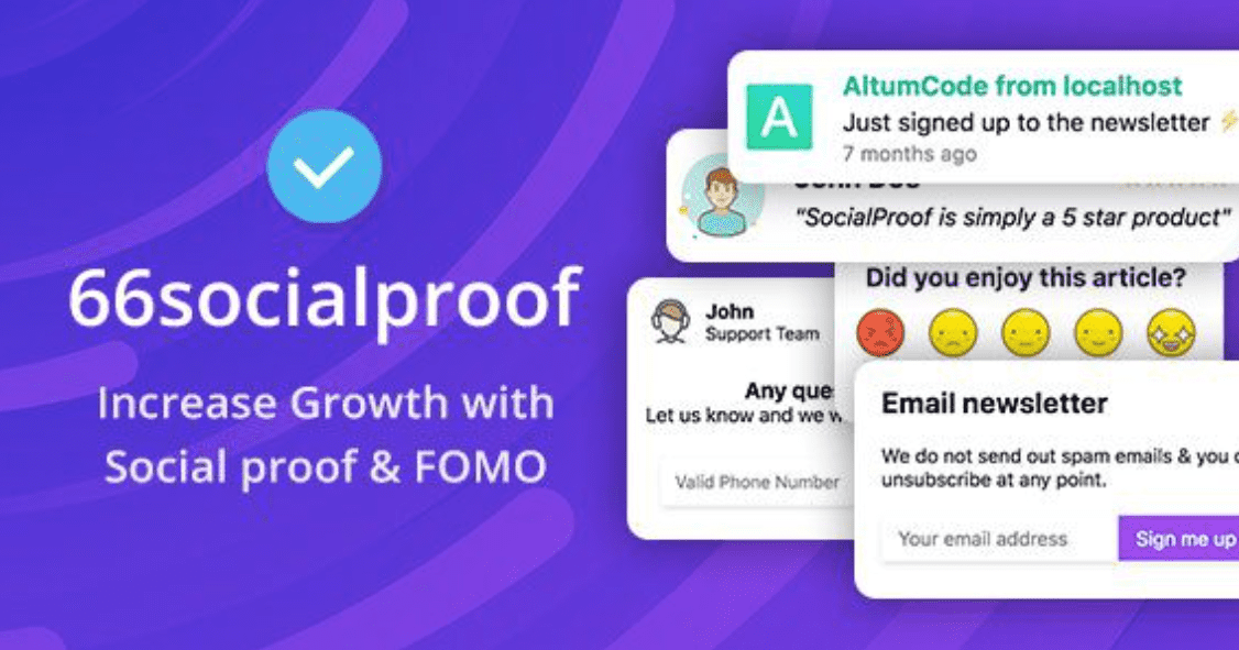 66socialproof PHP Scripts