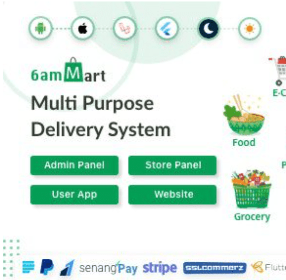 6amMart Laravel Flutter App