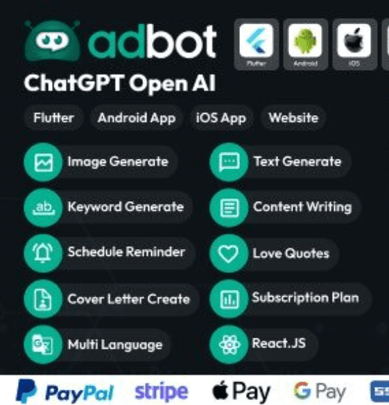 AdBot ChatGPT App Mobile