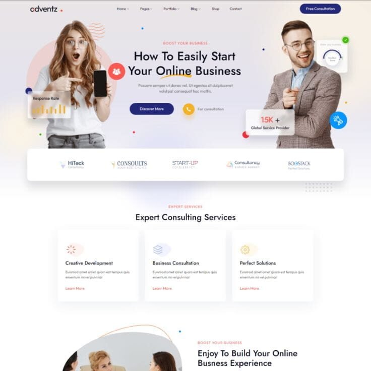 Adventz Theme WordPress