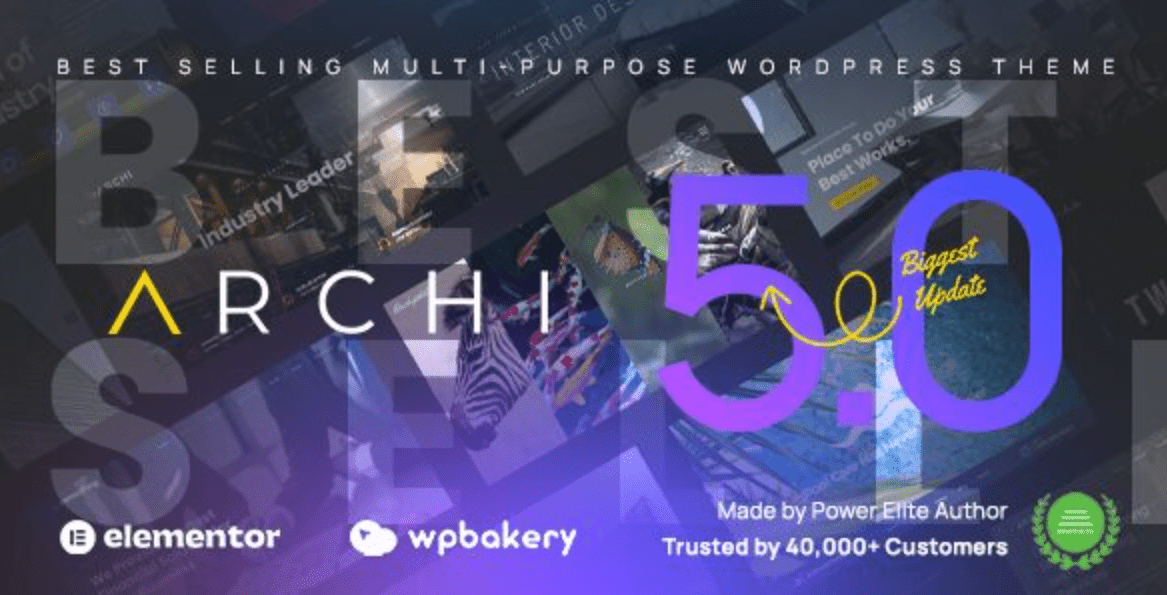 Archi Elementor Theme WordPress