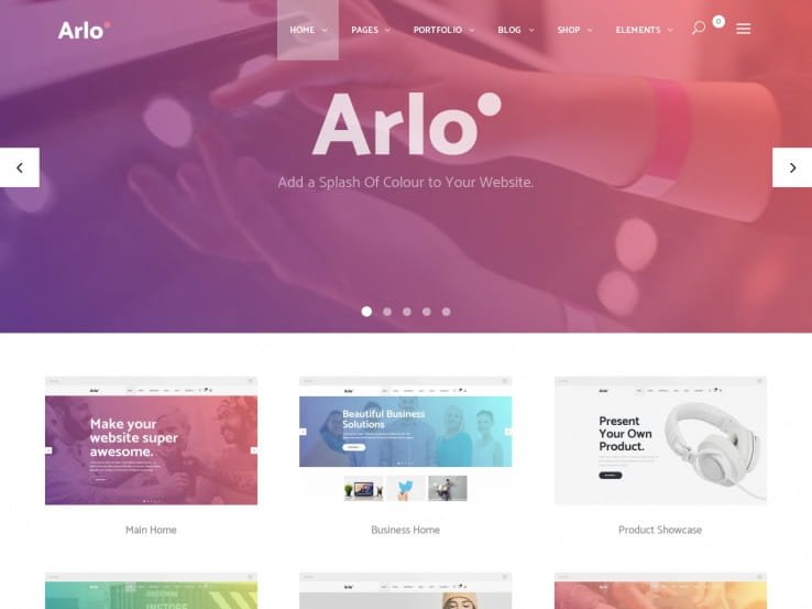Arlo Theme WordPress