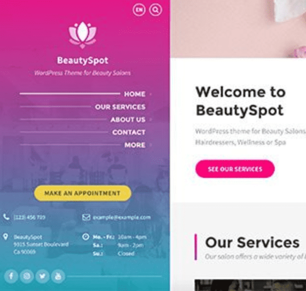 BeautySpot Theme WordPress