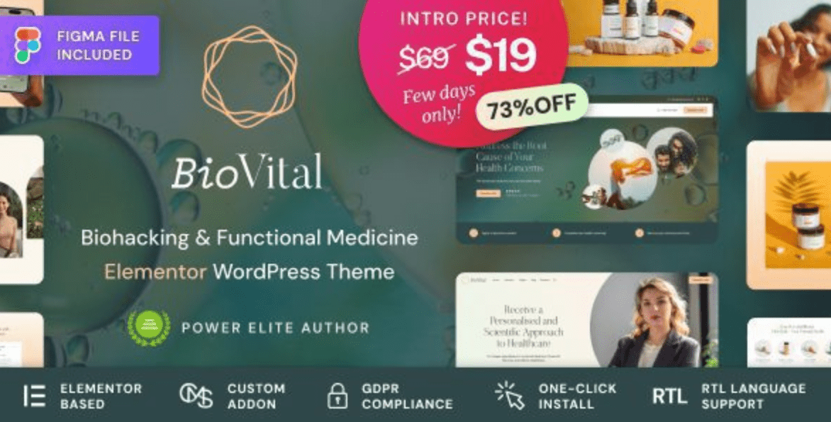 BioVital Theme WordPress