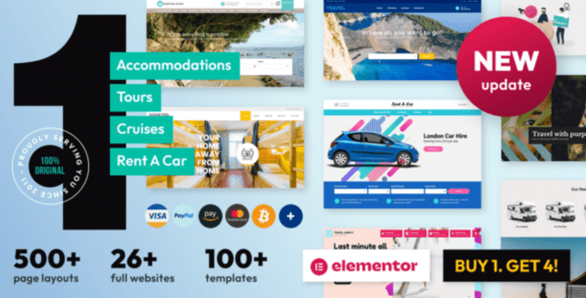 Book Your Travel Theme WordPress