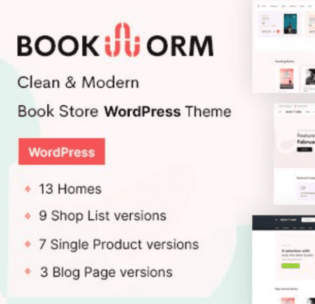 Bookworm Theme WordPress