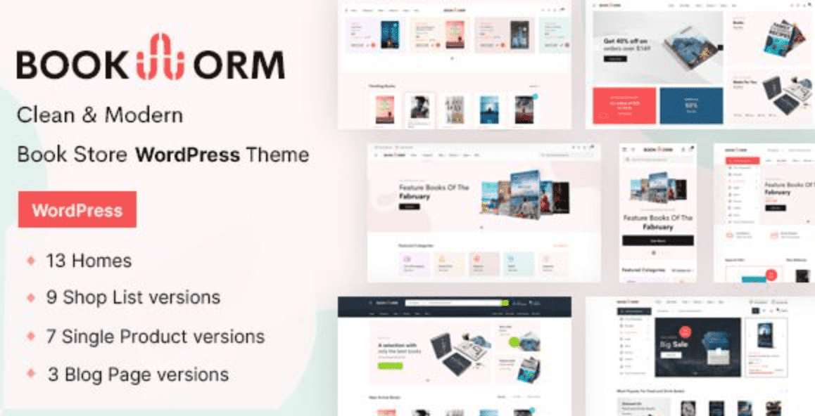 Bookworm Theme WordPress