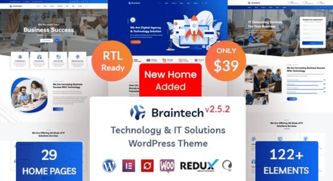 Braintech Theme WordPress