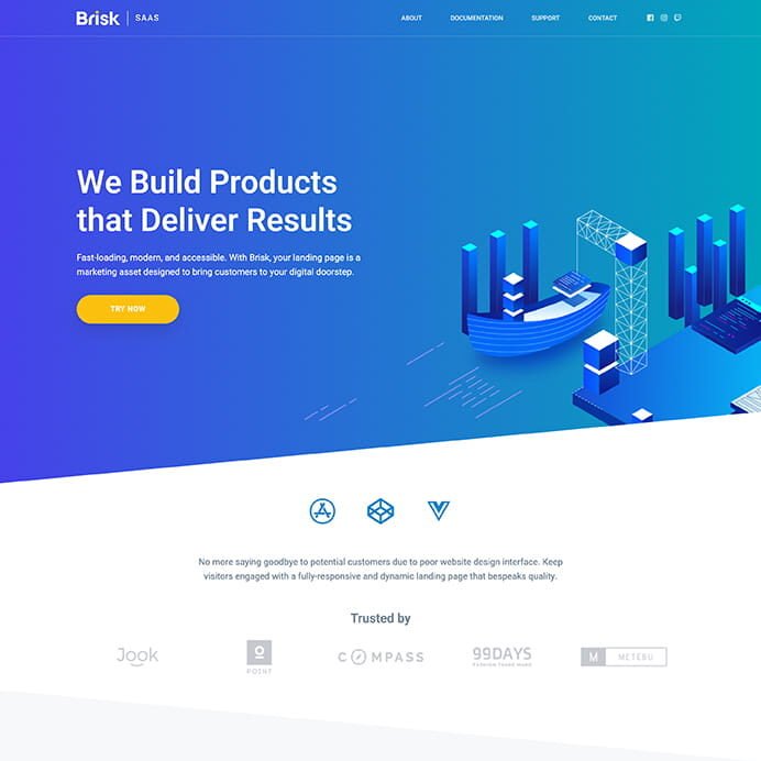 Brisk WordPress Theme