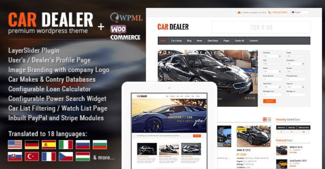 Car Dealership Theme WordPress