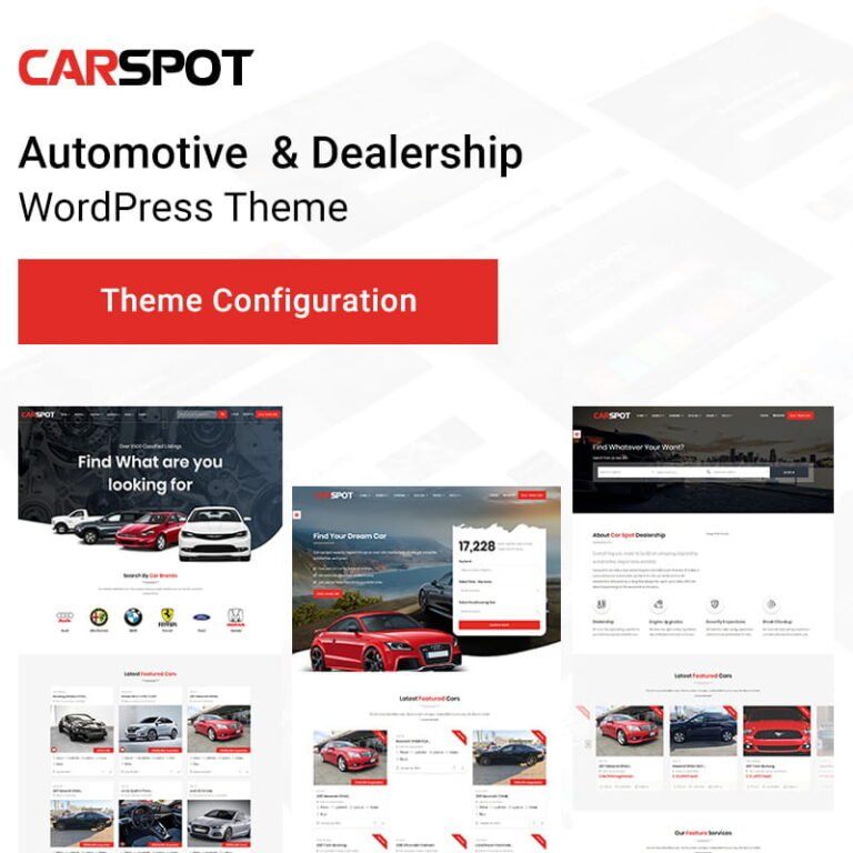 CarSpot Theme WordPress
