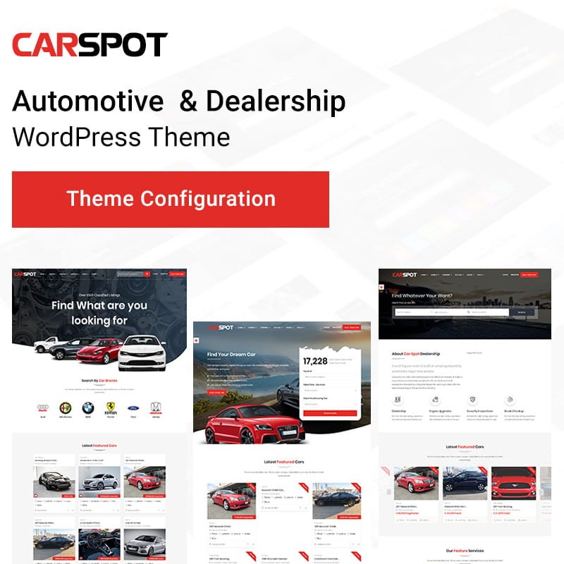 CarSpot Theme WordPress
