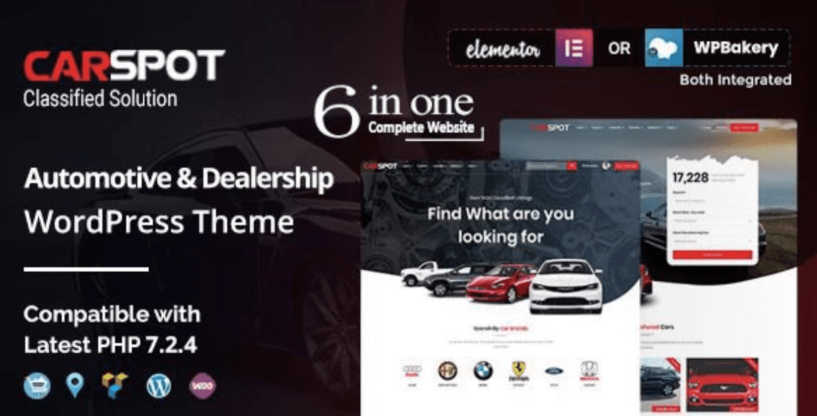 CarSpot Theme WordPress