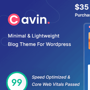 Cavin WordPress Theme