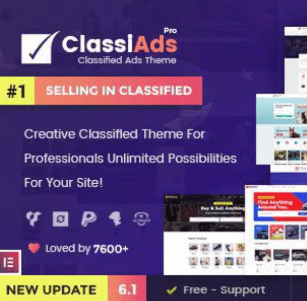 Classiads Theme WordPress